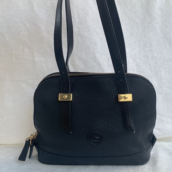 Dooney & Bourke Bags Dooney Bourke Vintage Black Leather Double